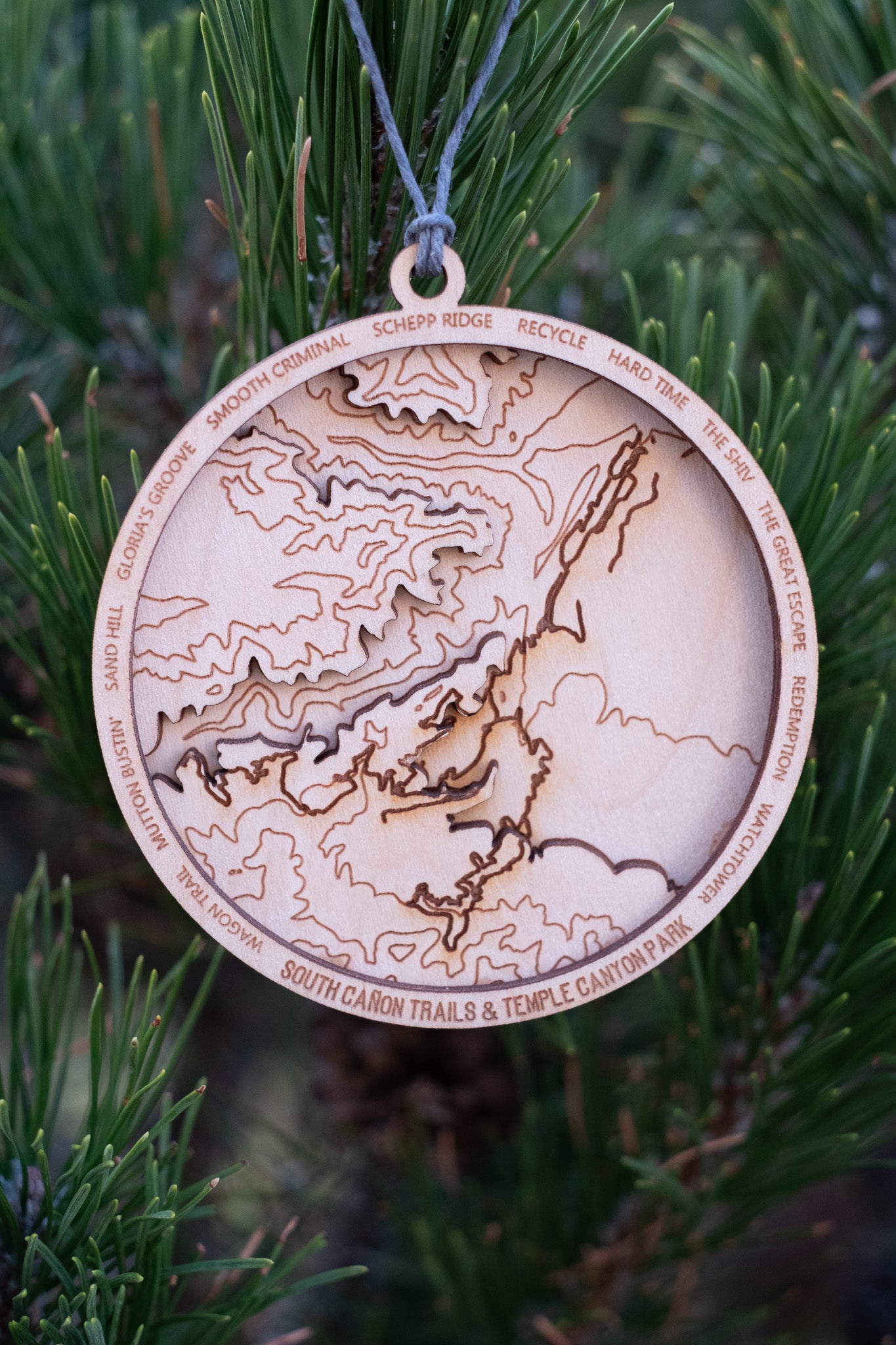 South Canon Trails Layered Ornament