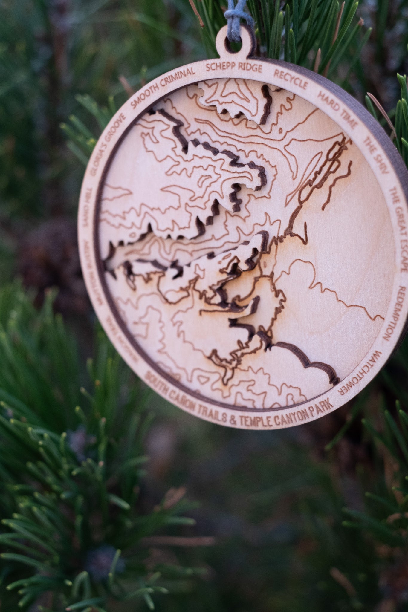 South Canon Trails Layered Ornament
