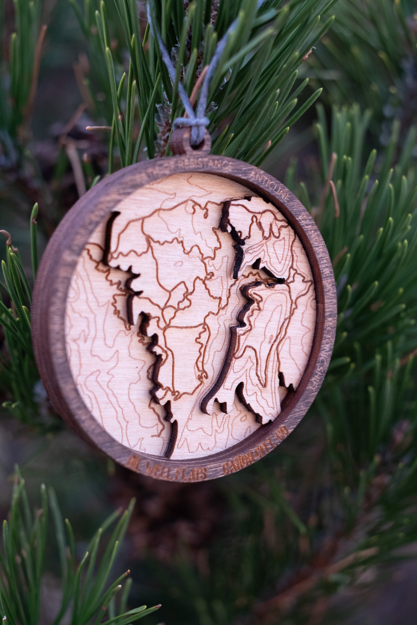 Oil Well Flats Layered Ornament