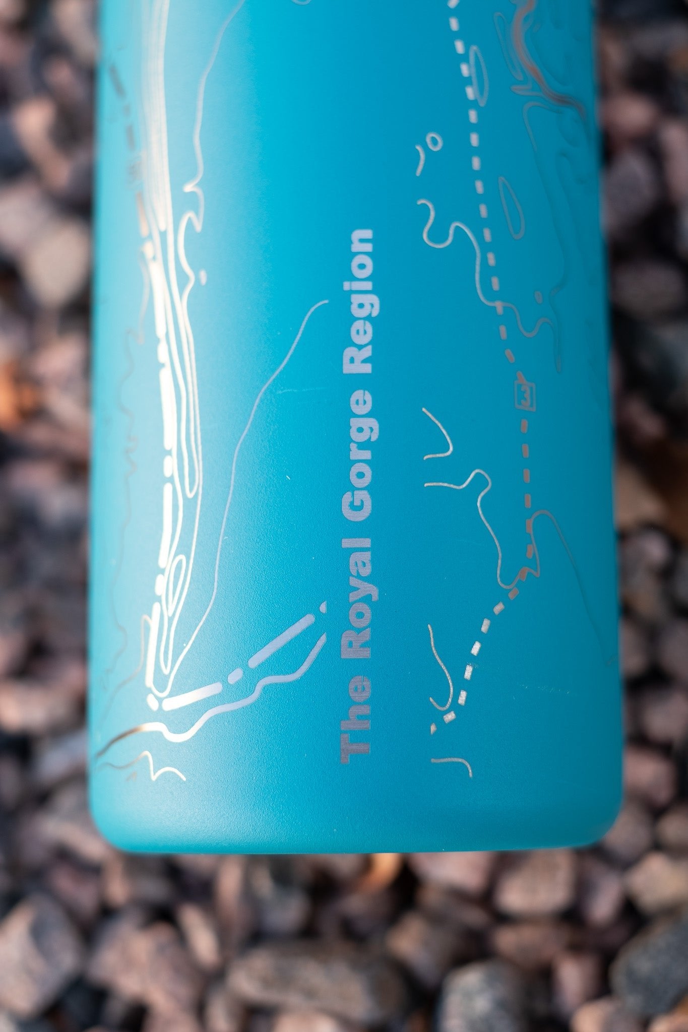 Royal Gorge Topography 32oz Hydro Flask Water Bottle